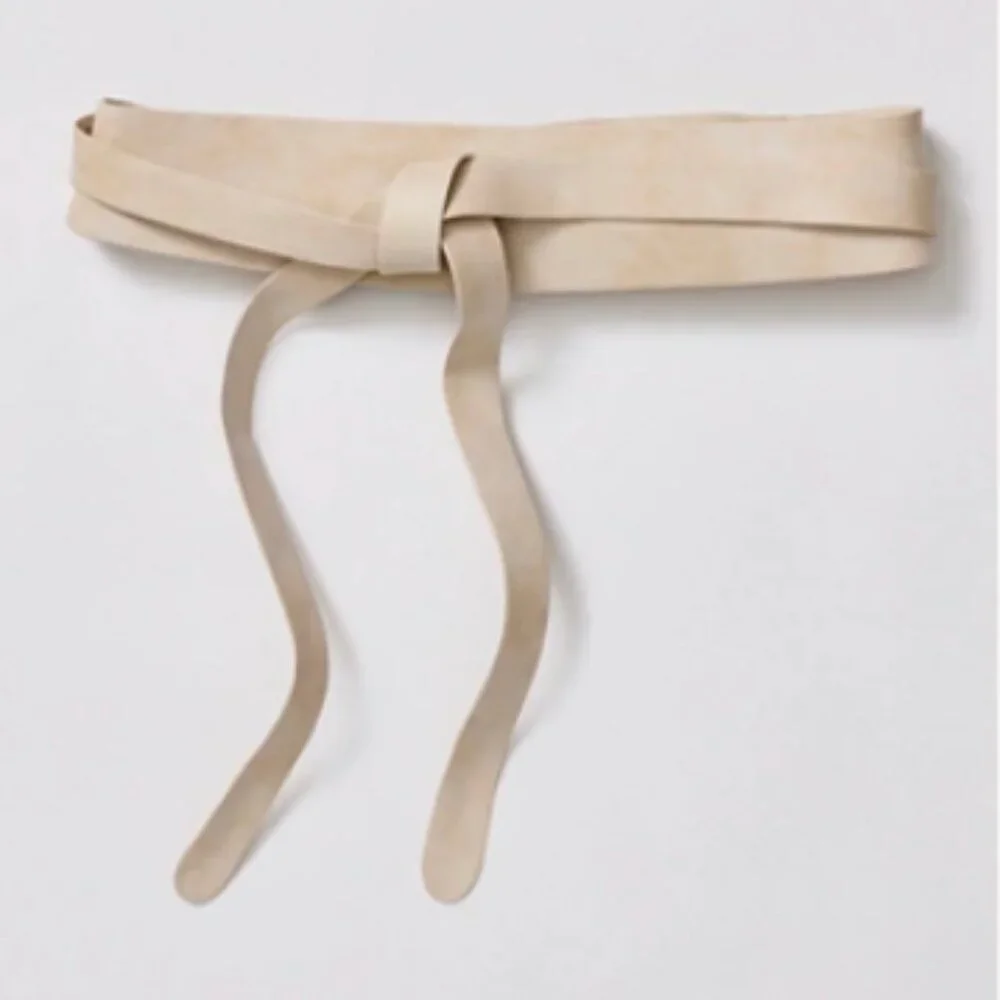Ada Beige Wrap Obi Belt